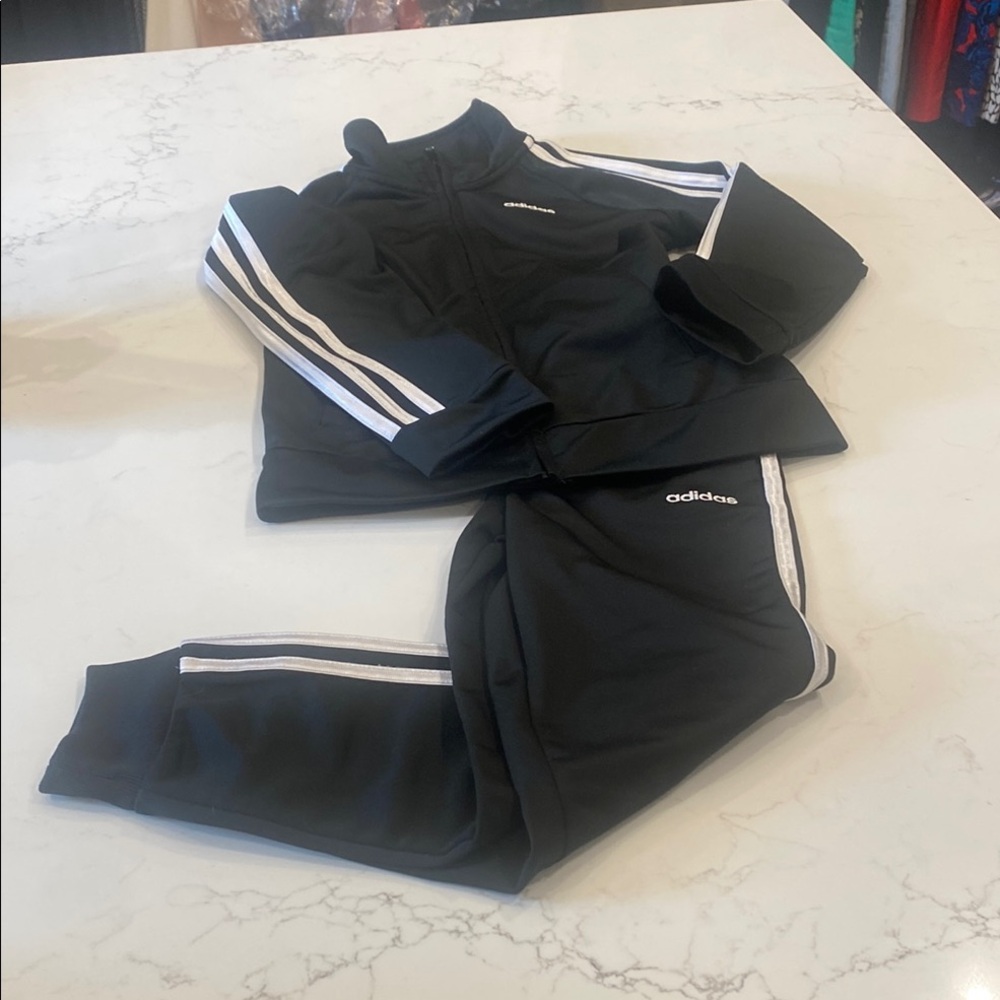 Adidas Kids Black Track Pants